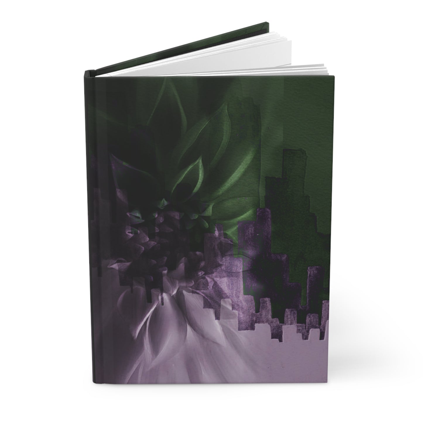 color burn flower and city