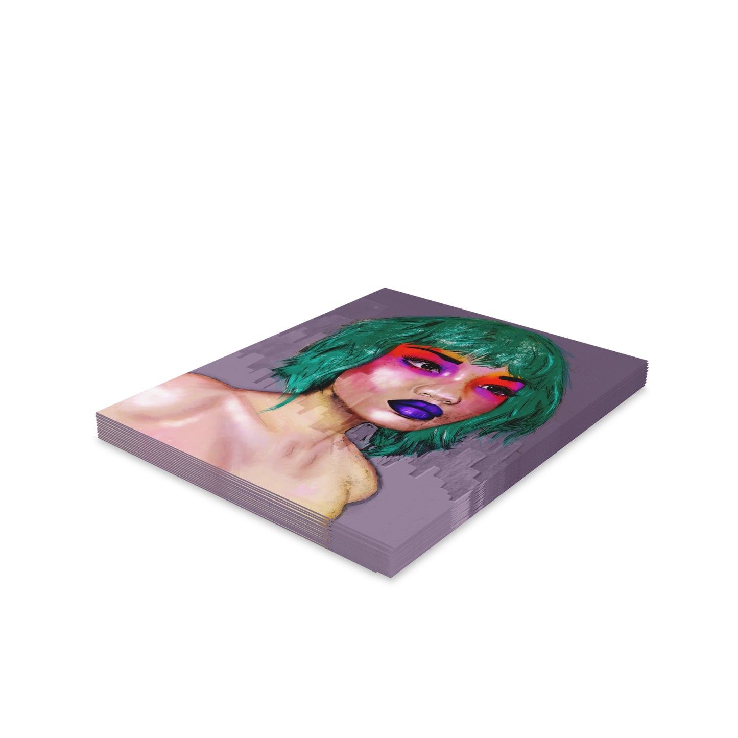 rainbow muse blank card