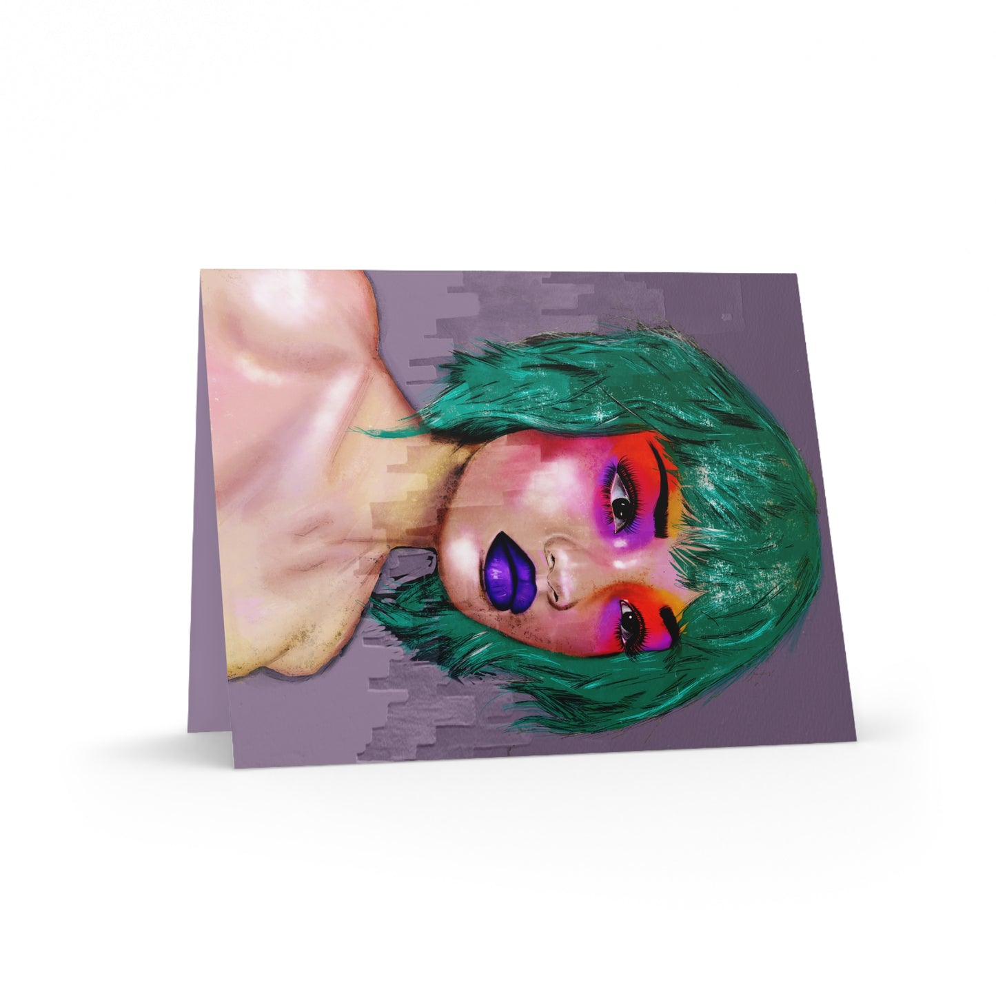 rainbow muse blank card