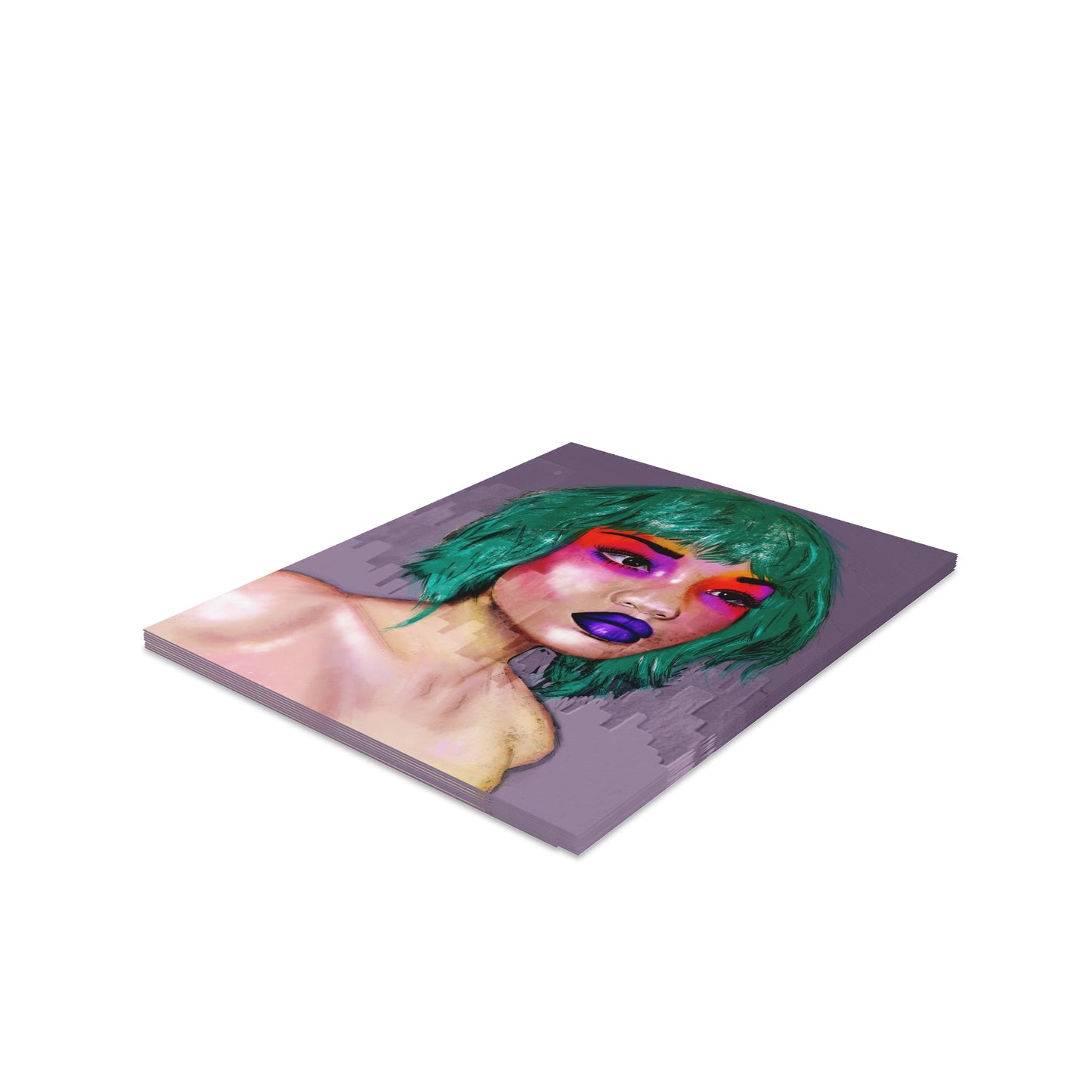 rainbow muse blank card