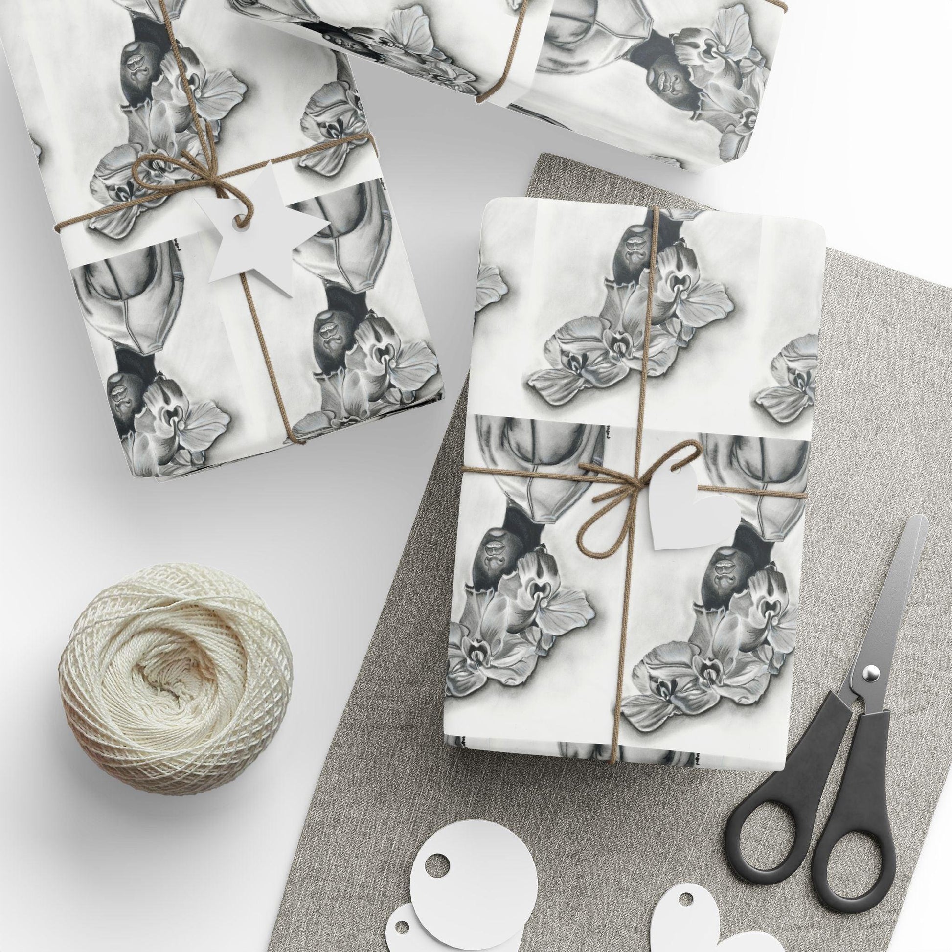 Mystical Gaze wrapping paper - Raven Blanche Studio