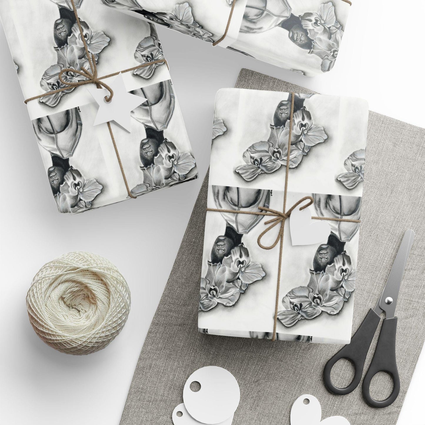 Mystical Gaze wrapping paper - Raven Blanche Studio