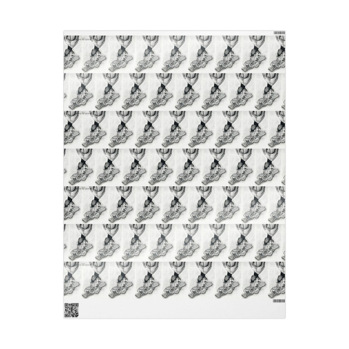 Mystical Gaze wrapping paper - Raven Blanche Studio