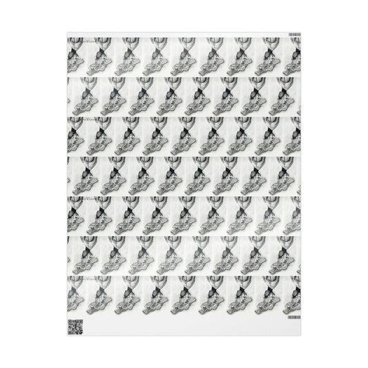 Mystical Gaze wrapping paper - Raven Blanche Studio