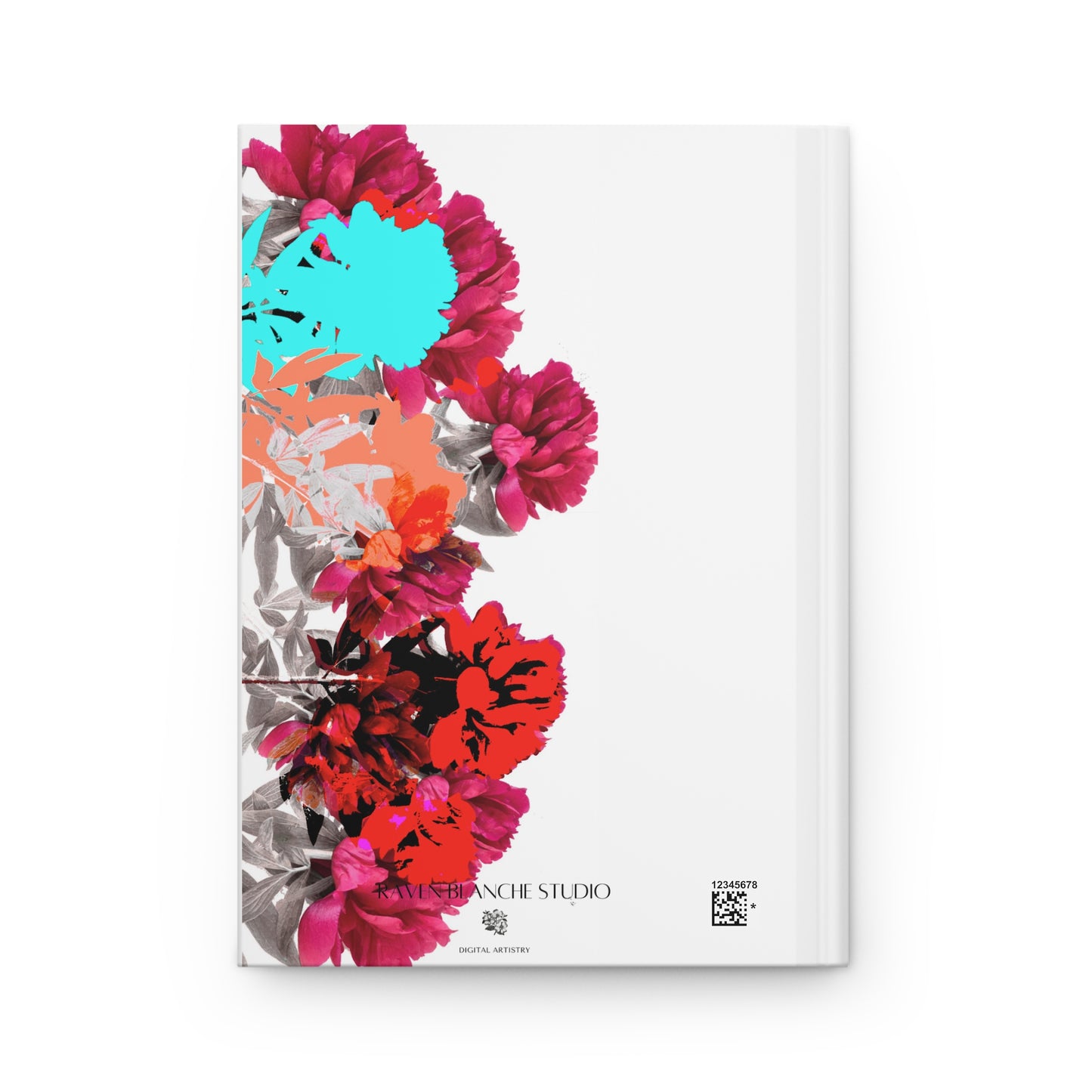 The woman with flowers on her face