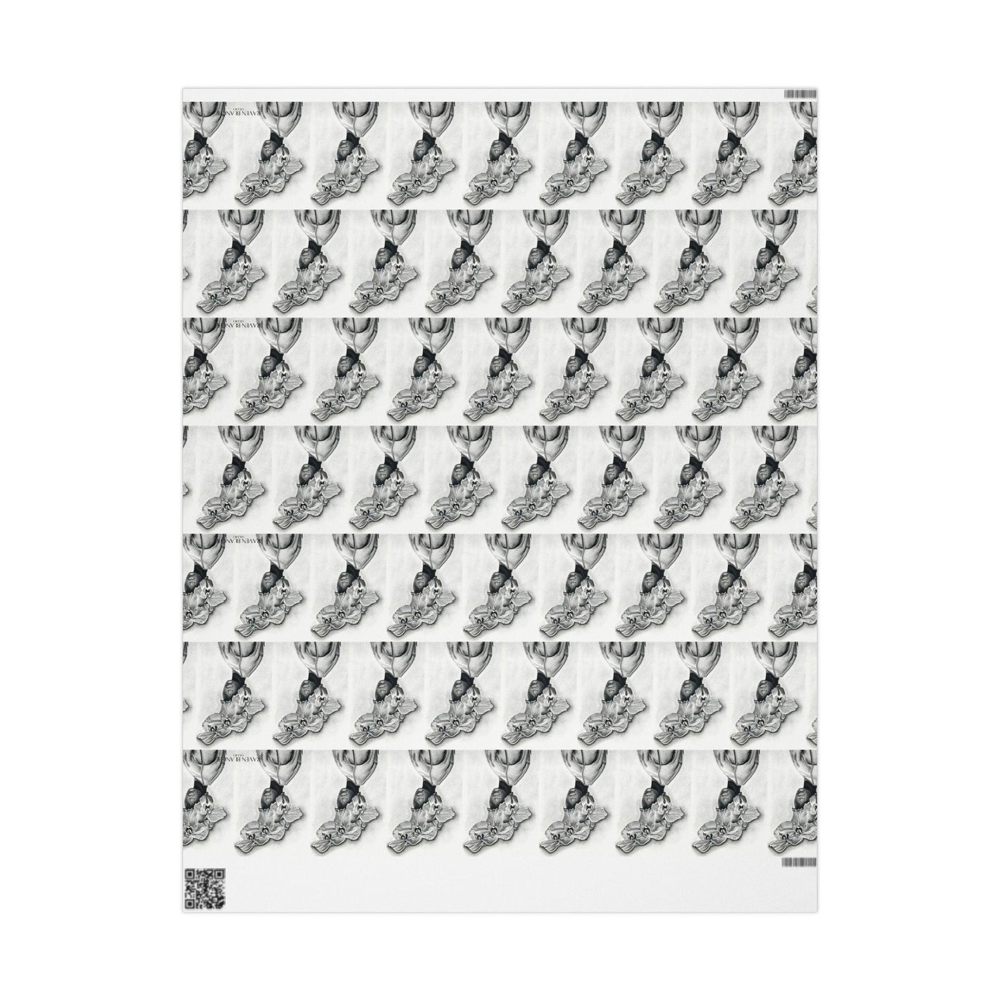 Mystical Gaze wrapping paper - Raven Blanche Studio