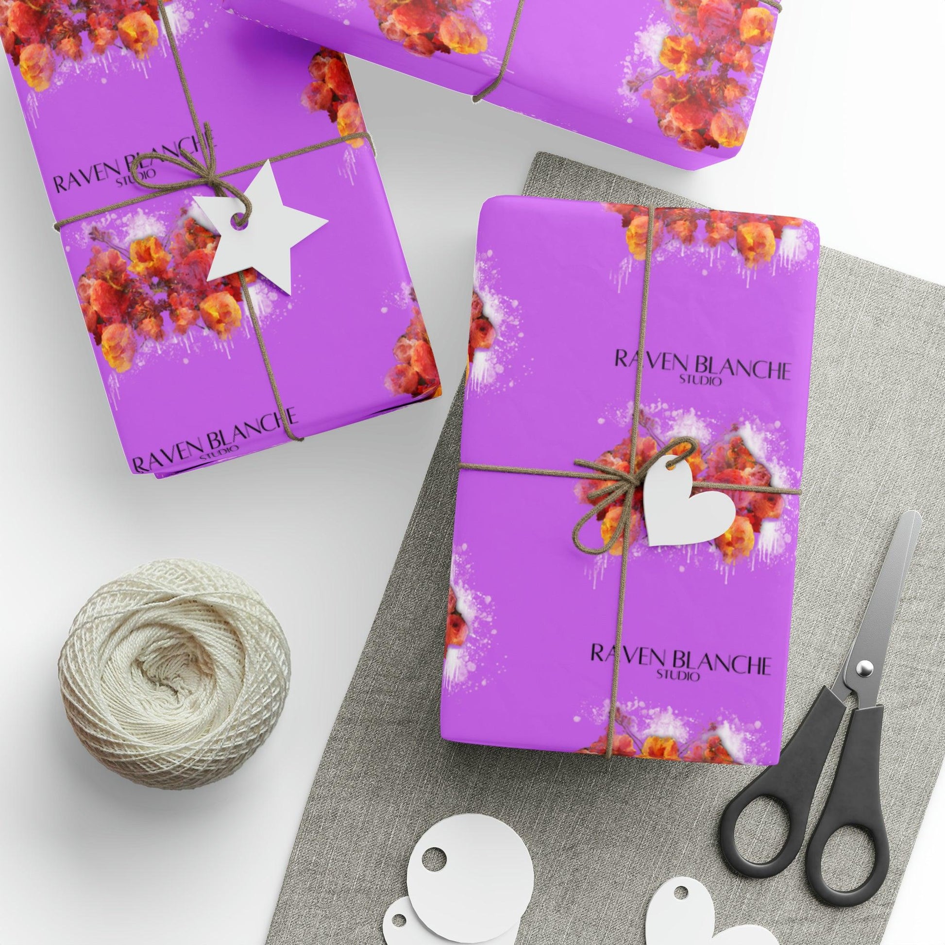 Raven Blanche Studio Wrapping Papers - Raven Blanche Studio