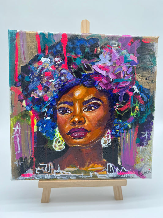 A Glimpse of Ebony Violet