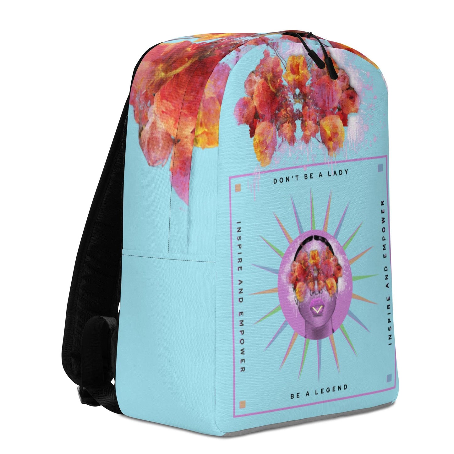 Don't be a lady be a legend Backpack - Raven Blanche Studio